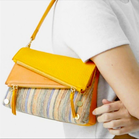 NWT Hammitt $395 16671 Dillon Small Tangerine 6-Way Baguette Bag - Picture 1 of 10